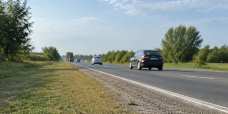 Щеня на узбіччі не випускало з зубів пакет